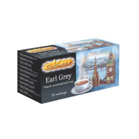 Black tea 'Golden Leaf' Earl Grey 20x1,5g