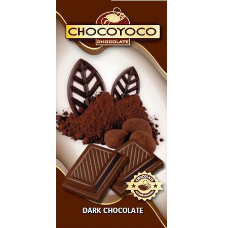 Dark chocolate min.50% 'Chocoyoco' 50g